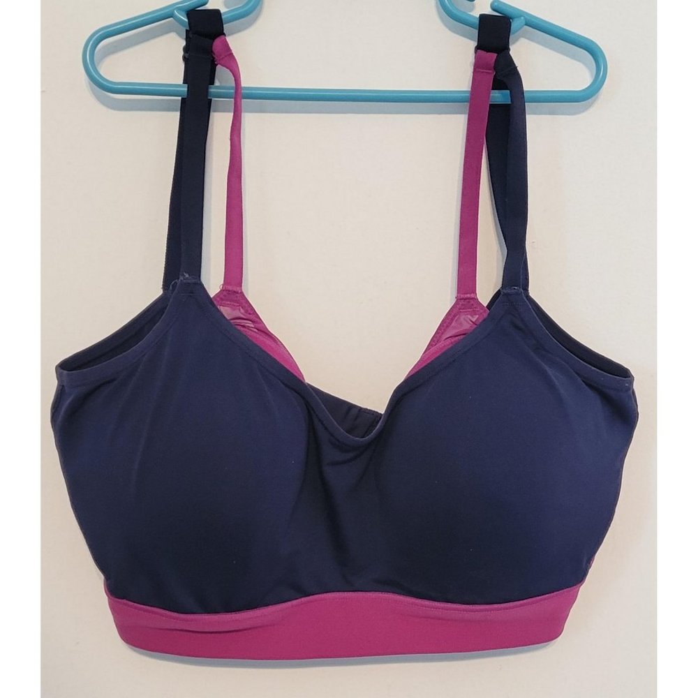 Natori Gravity High Impact Sports Bra 34DDD in Midnight Plum